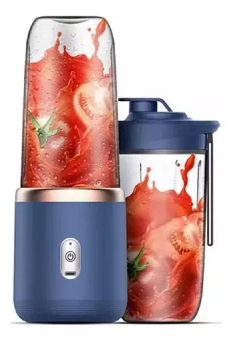 licuadora recargable USB doble vaso